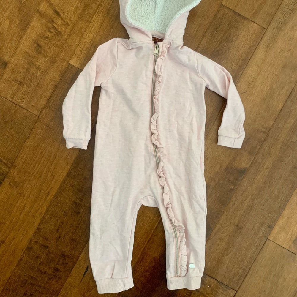 7 for all mankind baby girl coverall jumper 18m